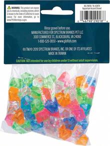Grava decorativa GloFish para acuarios, gemas multicolores - Gemas multicolores. - Ver 2