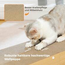 1pc 100cm Tall Cat Scratching Post With Tunnel, Durable Non-Shedding Scratch Pillar With Toy Ball, Suitable For Multiple Cats, Cat Scratcher Toy - 100*24*24 - View 6