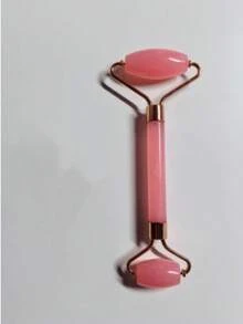 1 件套面部按摩工具套装，包括滚轮、按摩板、身体背部抓挠器，粉色和白色可选