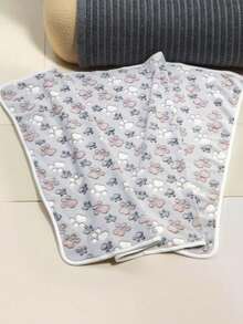 1 chiếc chăn lông cừu san hô in hình dấu chân mèo cưng, thích hợp cho mèo và chó nhỏ/vừa, mỏng và ấm áp cho mọi mùa, có thể dùng làm thảm ngủ - Màu Xám nhạt - Xem 19