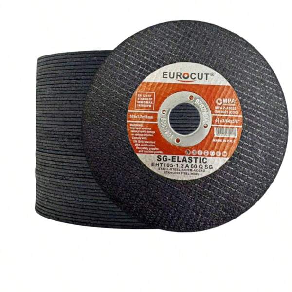 Disco de corte ultra delgado y afilado de 4 pulgadas (105*1.2*16MM), hoja de sierra con orificio redondo de 16MM apta para herramientas de corte y procesamiento de metal/hierro/acero inoxidable