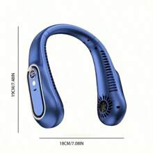 Ventilador de cuello USB portátil - Utilizable, recargable, ventilación flexible de 360°, funcionamiento silencioso, flujo de aire potente - Adecuado para exteriores, regalo de estudiante/cumpleaños