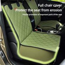 Cubierta de asiento de coche para mascotas de talla grande, protector de asiento delantero impermeable, para SUV, camioneta y sedán, sistema de confort de viaje para mascotas