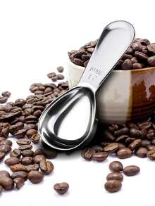 1 件不锈钢水滴形咖啡勺，15ml/30ml 量勺，适用于咖啡豆、粉末、烘焙、调味料 - 彩色 - 查看 3