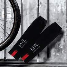 Mangas de hielo de verano para hombres y mujeres - Transpirables y cómodas, adecuadas para deportes al aire libre, ciclismo, correr, golf y conducir, te protegen en el sol. - Negro - Ver 3