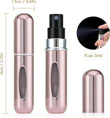 1 Piece Portable Perfume Spray Bottle Set - Refillable Travel Sized Perfume Dispenser, Suitable For Touch Up On The Journey - Perfect For Carrying Your Favorite Fragrance In Purse, Pocket, Fitness Bag, Travel Or Shopping - Leak Proof, Easy To Fill, Perfect For Parties And Daily Use Back To School - Nhiều màu - Xem 11