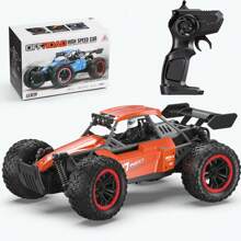 Coche a control remoto de alta velocidad 1:16 de aleación 2.4G con Body de aleación y luces, adecuado como regalo de cumpleaños y Pascua