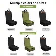 Cubierta de asiento de coche para mascotas de talla grande, protector de asiento delantero impermeable, para SUV, camioneta y sedán, sistema de confort de viaje para mascotas