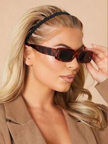 4 قطع شريط رأس للنساء لغسل الوجه مانع للانزلاق، شريط رأس بتصميم أسنان المشط، شريط رأس بتصميم موجي كاكسسوار شعر عصري