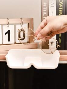 12 peças/10 peças/4 peças/3 peças/2 peças/1 peça de material plástico rígido sem furos, suporte para óculos de sol, caixa de armazenamento, estojo para óculos de sol, acessórios de exibição, adequado para colocar no quarto, sala de estar, banheiro ou escritório - multicolorido - Ver 8