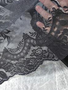 1pc 130cm*60cm Handmade Artificial Lace Trim, DIY Clothing, Hat, Sofa, Lampshade, Tablecloth, Dress, Skirt Hem Decoration Sewing Accessory