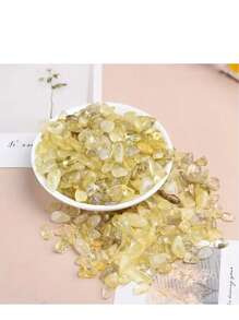 1 件未抛光大型天然黄水晶簇，矿物标本宝石晶体，适用于鱼缸/水族箱装饰、盆景花盆装饰 - 黃色 - 查看 12