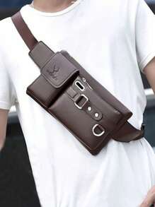 New Style Waist Bag For Men, Suitable For Working On Construction Sites Or Setting Up Stalls, Large Capacity For Holding Change, Multi-Functional, Adjustable Strap For Carrying Around.