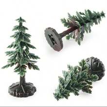 6pcs Cute Artificial Mini Christmas Tree Decor For Party, Christmas Tabletop Ornament - Multicolor - View 2