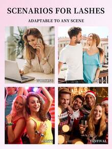 5 Pairs Cat Eye Eyelashes Fox Eye Lashes Faux Mink Lashes Fluffy Strip False LashesNatural Look Eyelashes Lash Extension Makeup - Criss Cross lashes - View 8