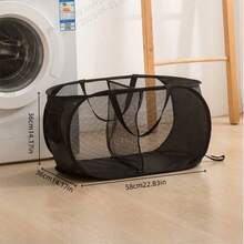 Design cu 2/3 compartimente, poate fi folosit pentru a separa și depozita haine murdare, un coș de rufe pliabil de mare capacitate, care poate fi folosit și pentru depozitarea hainelor, jucăriilor și a diverselor articole. Potrivit în special pentru utilizarea în sufragerie, dormitor și spălătorie acasă. Disponibil în mai multe culori, ușor și practic. - Multicolor - Vizualizare 5