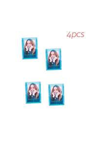 1/4/6/10/20pcs Multi-Color 3-Inch Magnetic Plastic Photo Frames, Magnetic Fridge Stickers For Instant Camera Photos And Mini Cards Display, Personalized Home Fridge Decor, Gift For Friends - Multicolor - View 42