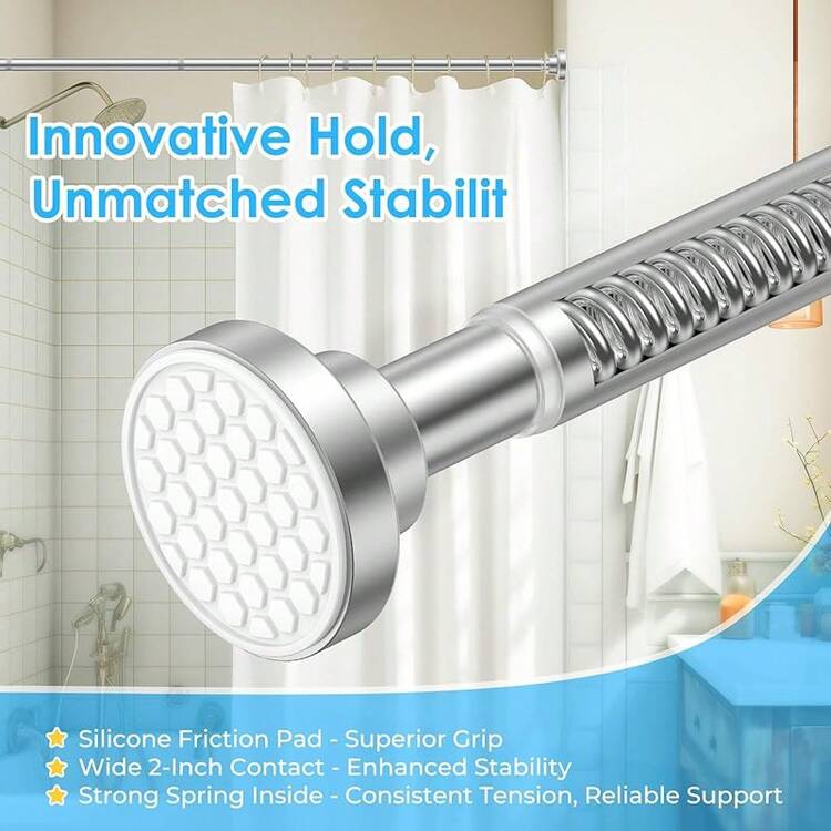 Curtain Window Rods - Silver - View 5