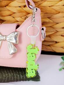 1 Pc Custom Acrylic Bag Tag Keychain 3D Backpack Tags Kids Tags Keychain Acrylic Name Tag Lunch Box Tag Luggage Tag Diaper Bag Tag Kids Backpack Tag Gift For Mom,Customized Keychains & Accessories,Easy Comfort,Apparel Accessories,Chic Autumn,Boyfriend,Girlfriend,Family,Friends - Silvery - View 22