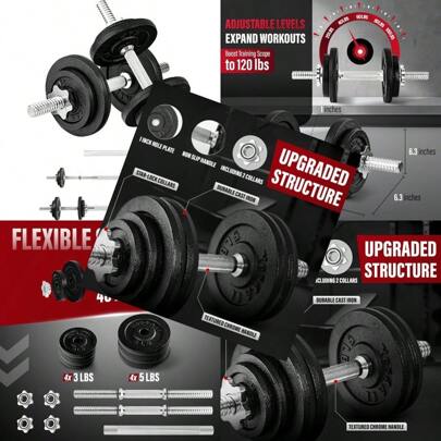 Yes4All Old School Adjustable Dumbbell Set With Weight Plates Star Lock Collars Connector 40lbs To 200lbs Adjustable Weight Plates Set