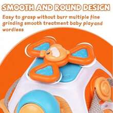 Baby Busy Board Cube Montessori Sensory Toys For Toddler Educational Learning Activities Travel Toy Lock Box Fine Motor Skill( Random Color In Accessories ),Baby Play Gym,Sensory Toddler,Toys For Baby