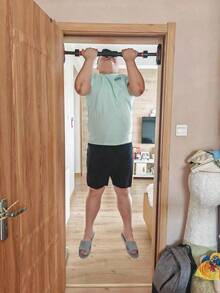 1PC Door Household Indoor Horizontal Bar Pull-Up Hanging Bar Family Training Door Frame Fitness Punch-Free Stretching