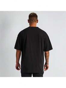 Men's Oversized Coconut Tree T-Shirt 100% Cotton From S To Plus Size G3 - Light Grey - View 2