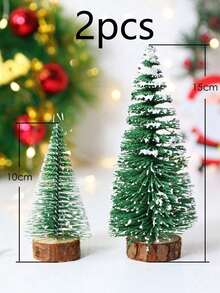 1pc/2pcs/4pcs/5pcs Christmas Tree Decoration Desktop Ornaments Simulation Mini Christmas Tree Perfect Combination Of Nature And Festive Atmosphere Suitable For Christmas Holiday Party Decoration Living Room Decoration Table Decoration Home Decoration Add Warmth And Joy To Your Home Christmas Mini Pine Tree Christmas Decorations Winter Christmas Decorations Home Christmas Gifts Christmas Decor - Multicolor - View 13