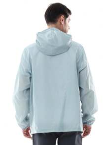 CAMEL CROWN Men's Waterproof Rain Jacket; Lightweight Windproof Hooded Raincoat, Suitable For Cycling, Hiking, Running, Golf