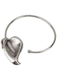 1pc Women's Exaggerated Calla Lily Necklace Choker - Yellow Gold - View 6