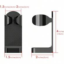 FL Linkidea Adjustable Electric Shaver Holder 2 Pack Self Adhesive Razor Stand Shower Razor Stand Compatible With Philips Series 7 Series 9 Black FL