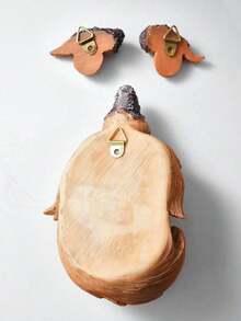 3 Stücke Garten Harz Dekoration, Baum Gesicht Pflanzgefäß & Vogelfutterhaus mit Baumrinden Optik, geeignet für Außengarten, Hof, Baumstamm usw.