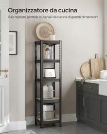 SONGMICS Utility Shelves - 黑色 - 查看 7