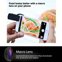 2-In-1 HD Video Camera Lens For Smartphones - 37mm 0.45X Wide Angle And Macro Lens - Universal Clip-On Design For IPhone 15/14/13 Pro Max And Smartphones - ABS Material With Anti-Scratch Coating - No Batteries Required - Perfect For Vlogging/Travel Photography