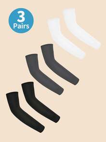 3 pares de mangas protectoras contra los rayos UV para niños y niñas - 3 pares - Ver 6