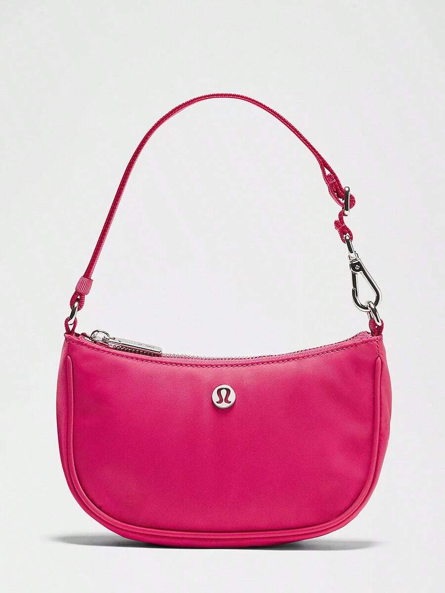 City Essentials Mini Shoulder Bag 1L-For Yoga Gym Running-Sweat-Wicking-Yoga-All Seasons Sport-Spring/Summer-Autumn/Winter-Back To School - Sốt mâm xôi - Xem 1
