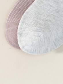 5双随机儿童芭蕾舞风格蝴蝶结短袜，适合女孩和年龄稍大的孩子夏季穿着，糖果色透气短袜，可爱清新蕾丝百搭袜