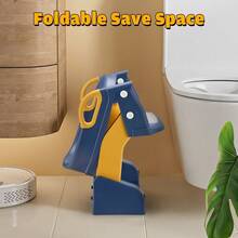 SUN YEE Potty Trainer Toilet Seat Chair Kids Toddler W/ Ladder Blue - Màu xanh lam - Xem 7