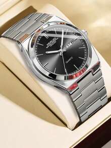 A New Men's Calendar Luminous Fashionable Business Casual Personalized Quartz Watch - one-size - View 19