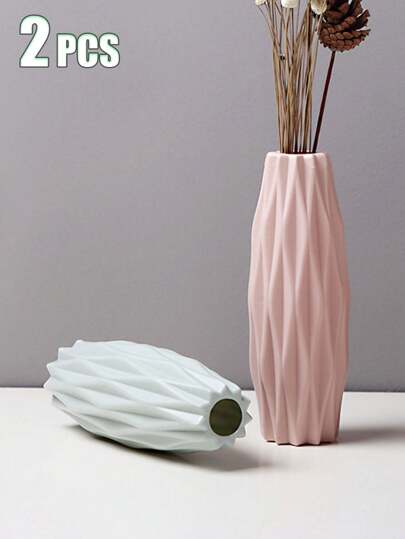 1pc Elegante Vase Bloemen Arrangement Lifelike Rose Flowers Living Room, Dining Table, Creative Dry/Fresh Flower Birthday Graduation Home Room Glass view 9