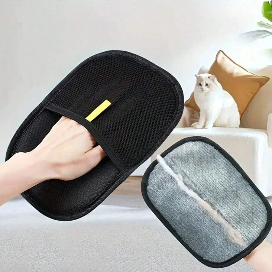 Pet Hair Remover Glove For Gentle Grooming And Deshedding Of Cats And Glove 1 Pack