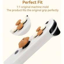 Buttons Sticker Joystick Cover Caps, Cross DPad Button Caps Silicone Thumb Grips Set Compatible With Nintendo Switch/OLED Controller Star Baby - 咖啡棕 - 查看 3