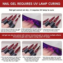 XEIJAYI 9 Colors 15ml New Popular Solid Color Set Nail Gel Polish Semi Permanent Nail Art Soaking UV LED Nail Salon DIY Nail Salon Gel For Spring And Summer - 9色套裝02 - 查看 7