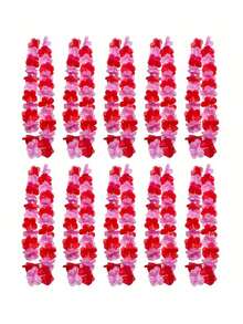 1/6/10/20/30/40/50 chiếc Vòng cổ vòng hoa Hawaii, Vòng hoa Polyester màu đỏ và hồng, Quà tặng tiệc cưới Chủ đề hoa Hawaii nhiệt đới Quà tặng tiệc Băng đô Ngày lễ Đám cưới Bãi biển Trang trí sinh nhật Đồ dùng tiệc Trang trí tiệc Hawaii (Màu ngẫu nhiên) - Nhiều màu - Xem 6