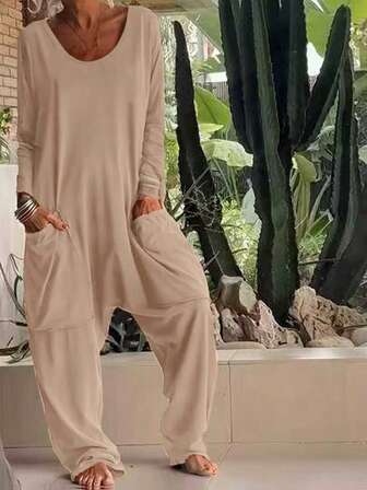 女士时尚休闲百搭舒适连体裤