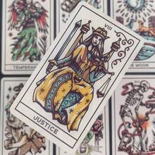 Tattoo Tarot Game Cards, Fun Casual Tarot Cards, Party Party Board Game, Party Atmosphere Props, Friends Party Game Props, Gifts For Friends - Multicolor - View 4