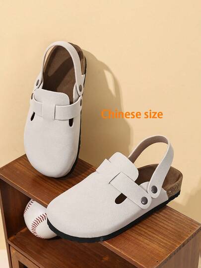 1 pereche roz, maro, culoare cămilă, mărime chinezească, copii, plate, urâte, drăguțe, cu vârful închis, retro, dublă uzură, talpă groasă, alunecare casual, pantofi/papuci de casă