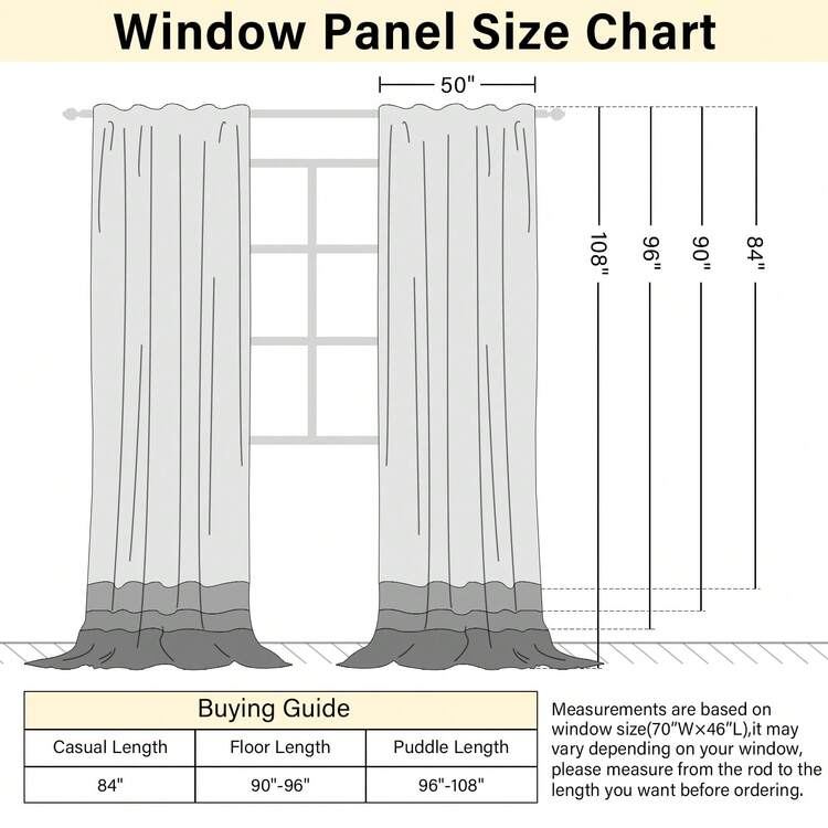 Topfinel 6 Panels Linen Blend Curtains Semi Sheer Light Glare Filtering Semi Sheer Drapes Back Tab Rod Pocket Clip Rings For Living Room Bedroom Dining Doorway Farmhouse Office Home Decor - Oatmeal - 查看 3