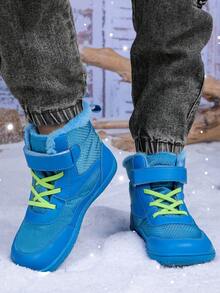 Children's Winter Shoes, New Winter Kids Boots, Outdoor Camping Snow Boots, Comfortable Children's Shoes, Boys Shoes, Girls Shoes - Royal Blue - View 3