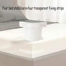 4 buc. dispozitive de fixare pentru cearșafuri, cleme invizibile multifuncționale, fixator pentru cearșafuri și saltele fără ac, previne alunecarea lenjeriei de pat, potrivire universală, instalare ușoară o singură dată